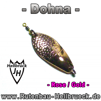 D.O.H.N.A. Spoon - Rose-Gold - 1,5 - 2,0 - 3,0 Gr. - Sondermodell - incl. Haken - Nadelscharf !!!